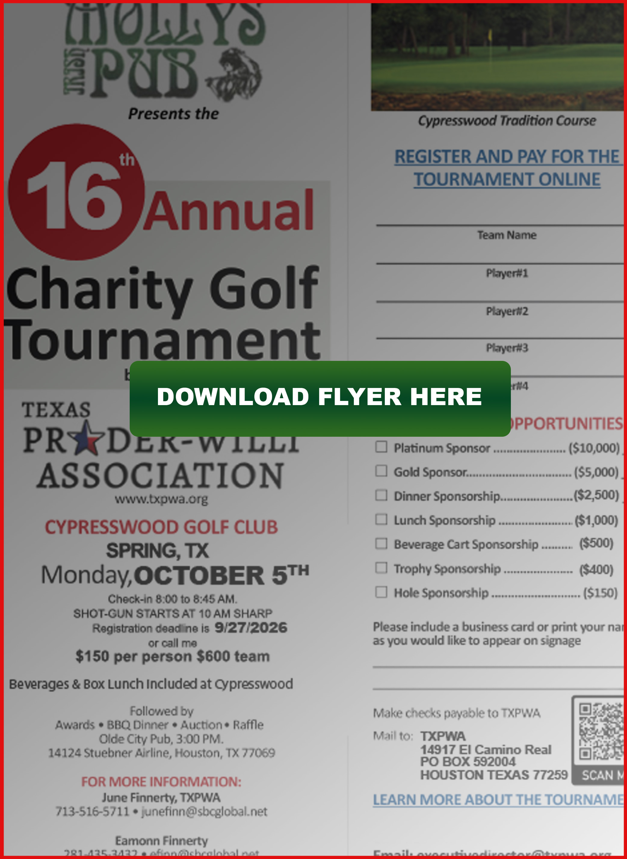 tournament registration download 11th Annual

