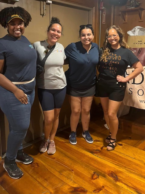 This amazing crew not only showed up to volunteer at the golf event, they are also consistent helpers at the People With Smiles Camp. Megan Washington, Vivian Ayala, Lauren Trott, Rachel Betancourt.